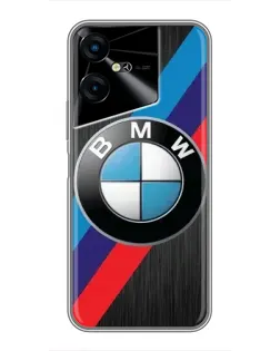 Чехол для TECNO POVA Neo 3 с картинкой «BMW M-stripes стиль»