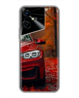 Чехол для TECNO POVA Neo 3 с картинкой «Осенняя BMW M4»