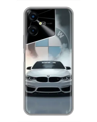 Чехол для TECNO POVA Neo 3 с картинкой «BMW в белом дыму» Чехол для TECNO POVA Neo 3 с картинкой «BMW в белом дыму»