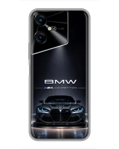 Чехол для TECNO POVA Neo 3 с картинкой «BMW сквозь ночной город» Чехол для TECNO POVA Neo 3 с картинкой «BMW сквозь ночной город»