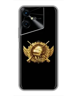 Чехол для TECNO POVA Neo 3 с картинкой «PUBG — оранжевый градиент» Чехол для TECNO POVA Neo 3 с картинкой «PUBG — оранжевый градиент»