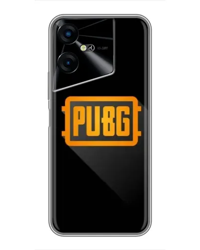 Чехол для TECNO POVA Neo 3 с картинкой «PUBG — рамка лого» Чехол для TECNO POVA Neo 3 с картинкой «PUBG — рамка лого»