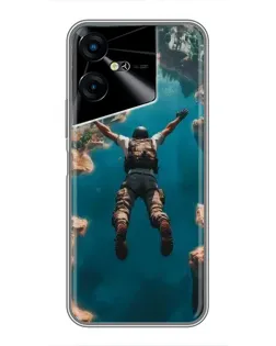 Чехол для TECNO POVA Neo 3 с картинкой «PUBG — свободное падение» Чехол для TECNO POVA Neo 3 с картинкой «PUBG — свободное падение»