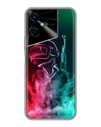 Чехол для TECNO POVA Neo 3 с картинкой «PUBG — огненный воин» Чехол для TECNO POVA Neo 3 с картинкой «PUBG — огненный воин»