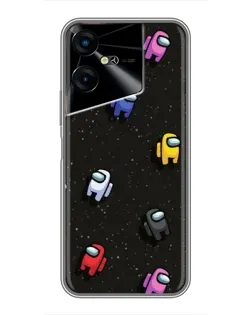 Чохол для TECNO POVA Neo 3 з картинкою «Космічний патерн Among Us» Чохол для TECNO POVA Neo 3 з картинкою «Космічний патерн Among Us»