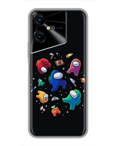 Чехол для TECNO POVA Neo 3 с картинкой «Among Us космос»