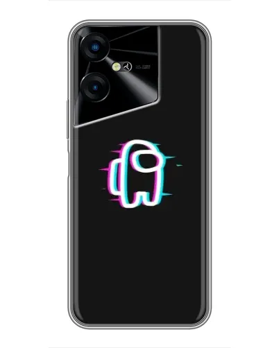 Чехол для TECNO POVA Neo 3 с картинкой «Among Us неон»