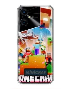 Чохол для TECNO POVA Neo 3 з картинкою «Minecraft герої гри» Чохол для TECNO POVA Neo 3 з картинкою «Minecraft герої гри»