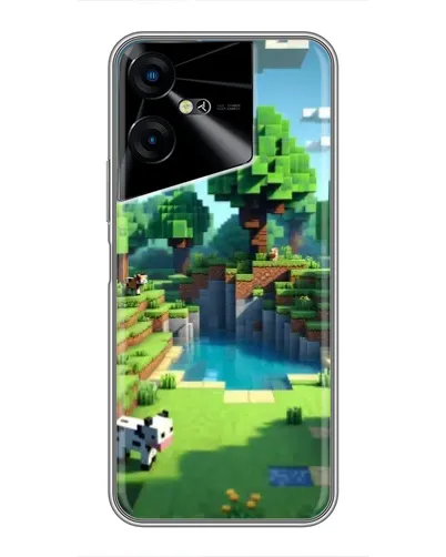 Чехол для TECNO POVA Neo 3 с картинкой «Minecraft летний день» Чехол для TECNO POVA Neo 3 с картинкой «Minecraft летний день»