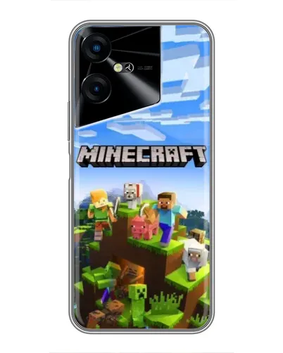 Чехол для TECNO POVA Neo 3 с картинкой «Minecraft классический мир» Чехол для TECNO POVA Neo 3 с картинкой «Minecraft классический мир»