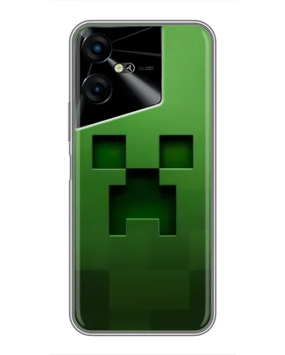 Чехол для TECNO POVA Neo 3 с картинкой «Крипер микро-дизайн» Чехол для TECNO POVA Neo 3 с картинкой «Крипер микро-дизайн»