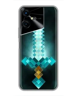Чохол для TECNO POVA Neo 3 з картинкою «Алмазний меч неон» Чохол для TECNO POVA Neo 3 з картинкою «Алмазний меч неон»