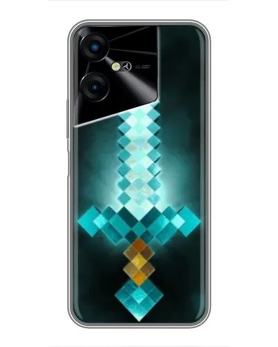 Чехол для TECNO POVA Neo 3 с картинкой «Алмазный меч неон» Чехол для TECNO POVA Neo 3 с картинкой «Алмазный меч неон»