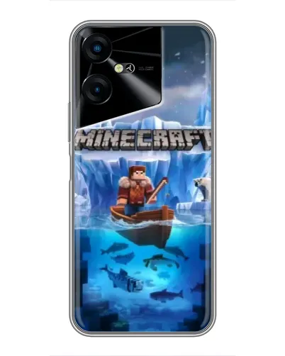 Чехол для TECNO POVA Neo 3 с картинкой «Minecraft ледяной мир» Чехол для TECNO POVA Neo 3 с картинкой «Minecraft ледяной мир»