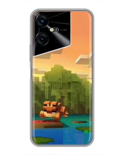 Чехол для TECNO POVA Neo 3 с картинкой «Майнкрафт закат солнца» Чехол для TECNO POVA Neo 3 с картинкой «Майнкрафт закат солнца»