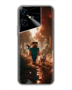 Чохол для TECNO POVA Neo 3 з картинкою «Стів у лісі» Чохол для TECNO POVA Neo 3 з картинкою «Стів у лісі»