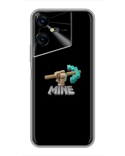 Чехол для TECNO POVA Neo 3 с картинкой «Алмазная кирка» Чехол для TECNO POVA Neo 3 с картинкой «Алмазная кирка»