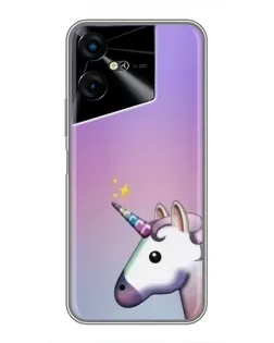 Чехол для TECNO POVA Neo 3 с картинкой «Единорог градиент»