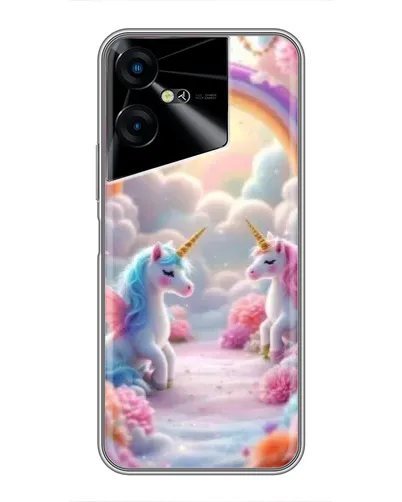 Чехол для TECNO POVA Neo 3 с картинкой «Радуга и единороги» Чехол для TECNO POVA Neo 3 с картинкой «Радуга и единороги»