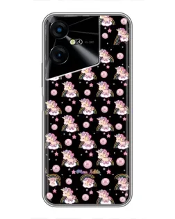 Чехол для TECNO POVA Neo 3 с картинкой «Magic Unicorn паттерн»