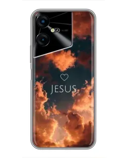 Чехол для TECNO POVA Neo 3 с картинкой «Сияние Имени Jesus» Чехол для TECNO POVA Neo 3 с картинкой «Сияние Имени Jesus»