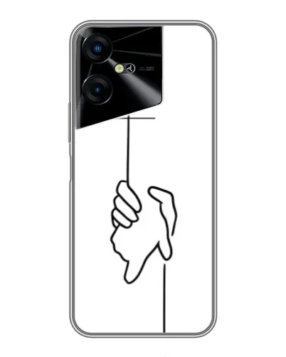 Чехол для TECNO POVA Neo 3 с картинкой «Рука держит» Чехол для TECNO POVA Neo 3 с картинкой «Рука держит»