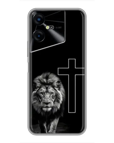 Чехол для TECNO POVA Neo 3 с картинкой «Лев и Крест» Чехол для TECNO POVA Neo 3 с картинкой «Лев и Крест»