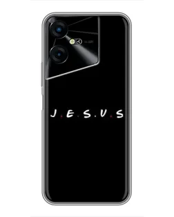Чехол для TECNO POVA Neo 3 с картинкой «Точки веры J.E.S.U.S.»