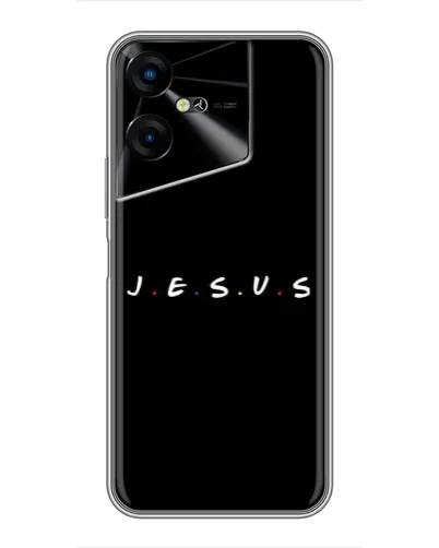 Чехол для TECNO POVA Neo 3 с картинкой «Точки веры J.E.S.U.S.» Чехол для TECNO POVA Neo 3 с картинкой «Точки веры J.E.S.U.S.»