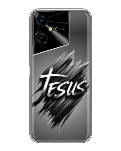 Чехол для TECNO POVA Neo 3 с картинкой «Надпись Jesus Graffiti» Чехол для TECNO POVA Neo 3 с картинкой «Надпись Jesus Graffiti»