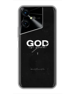Чехол для TECNO POVA Neo 3 с картинкой «GOD — Бог над всем»