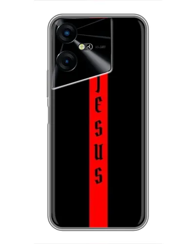 Чехол для TECNO POVA Neo 3 с картинкой «Красная линия веры» Чехол для TECNO POVA Neo 3 с картинкой «Красная линия веры»