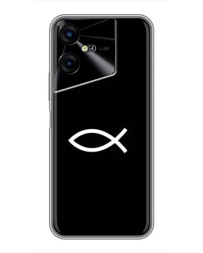 Чехол для TECNO POVA Neo 3 с картинкой «Символ рыбы Jesus» Чехол для TECNO POVA Neo 3 с картинкой «Символ рыбы Jesus»