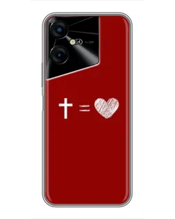 Чехол для TECNO POVA Neo 3 с картинкой «Уравнение любви» Чехол для TECNO POVA Neo 3 с картинкой «Уравнение любви»