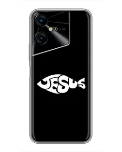 Чехол для TECNO POVA Neo 3 с картинкой «Рыба Jesus» Чехол для TECNO POVA Neo 3 с картинкой «Рыба Jesus»