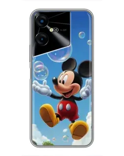 Чехол для TECNO POVA Neo 3 с картинкой «Mickey и мыльные пузыри»