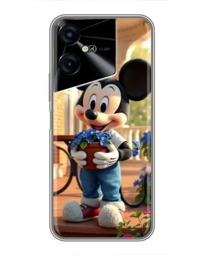Чехол для TECNO POVA Neo 3 с картинкой «Микки садовод» Чехол для TECNO POVA Neo 3 с картинкой «Микки садовод»