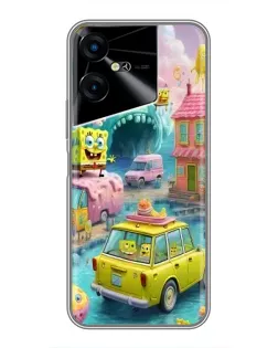 Чехол для TECNO POVA Neo 3 с картинкой «Монстр-трак приключения»