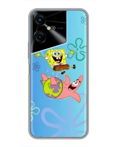 Чехол для TECNO POVA Neo 3 с картинкой «Спанч Боб и Патрик» Чехол для TECNO POVA Neo 3 с картинкой «Спанч Боб и Патрик»