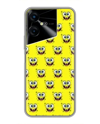 Чехол для TECNO POVA Neo 3 с картинкой «Паттерн Губка Боб» Чехол для TECNO POVA Neo 3 с картинкой «Паттерн Губка Боб»