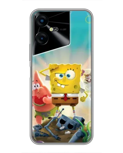 Чехол для TECNO POVA Neo 3 с картинкой «Спанч Боб победитель» Чехол для TECNO POVA Neo 3 с картинкой «Спанч Боб победитель»