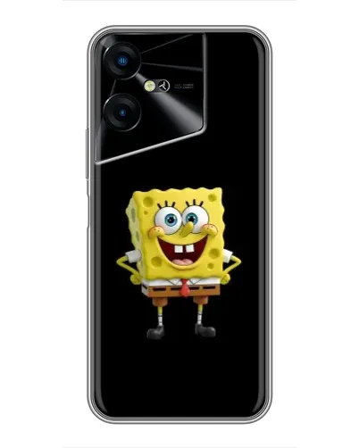 Чехол для TECNO POVA Neo 3 с картинкой «Классический Губка Боб» Чехол для TECNO POVA Neo 3 с картинкой «Классический Губка Боб»