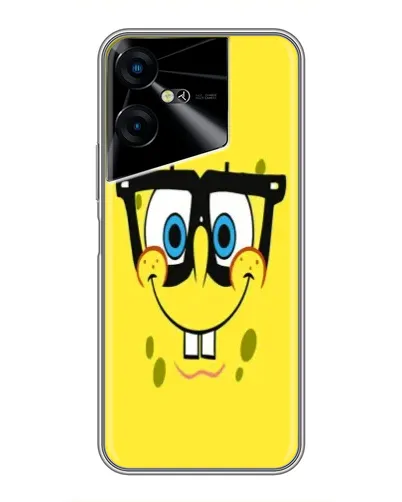 Чехол для TECNO POVA Neo 3 с картинкой «Минималистичный Спанч Боб» Чехол для TECNO POVA Neo 3 с картинкой «Минималистичный Спанч Боб»