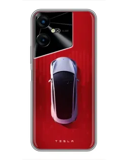 Чохол для TECNO POVA Neo 3 з картинкою «Tesla Top View» Чохол для TECNO POVA Neo 3 з картинкою «Tesla Top View»