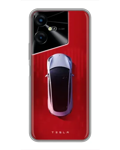 Чехол для TECNO POVA Neo 3 с картинкой «Tesla Top View» Чехол для TECNO POVA Neo 3 с картинкой «Tesla Top View»