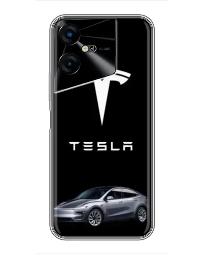 Чехол для TECNO POVA Neo 3 с картинкой «Tesla Model Y» Чехол для TECNO POVA Neo 3 с картинкой «Tesla Model Y»