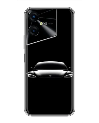 Чехол для TECNO POVA Neo 3 с картинкой «Фары Tesla Night» Чехол для TECNO POVA Neo 3 с картинкой «Фары Tesla Night»