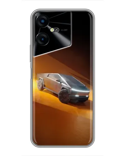 Чехол для TECNO POVA Neo 3 с картинкой «Cybertruck в пустыне» Чехол для TECNO POVA Neo 3 с картинкой «Cybertruck в пустыне»