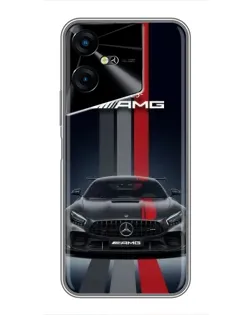 Чохол для TECNO POVA Neo 3 з картинкою «Mercedes — білий карбон» Чохол для TECNO POVA Neo 3 з картинкою «Mercedes — білий карбон»