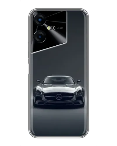Чехол для TECNO POVA Neo 3 с картинкой «Mercedes на черном» Чехол для TECNO POVA Neo 3 с картинкой «Mercedes на черном»